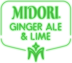 MIDORI<sup>®</sup><br>Ginger Ale &amp; Lime